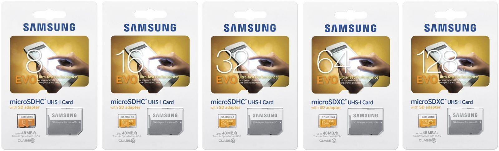 כרטיס זיכרון סמסונג SAMSUNG MICROSD EVO MB-MP128DA